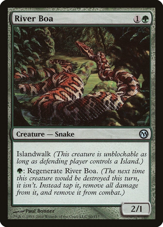Image for River Boa (80) - Magic: The Gathering