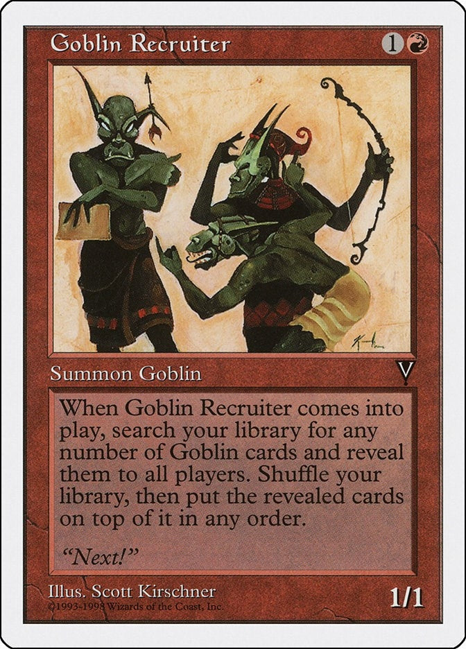 Image for Goblin Recruiter (14) - Magic: The Gathering