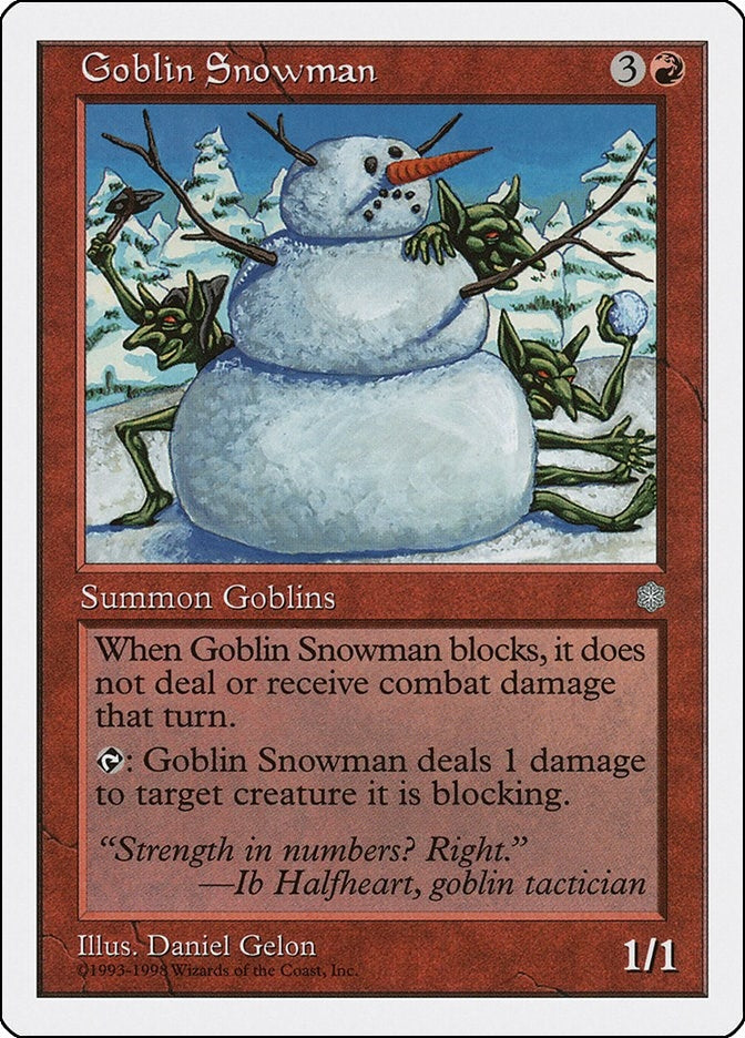 Image for Goblin Snowman (15) - Magic: The Gathering