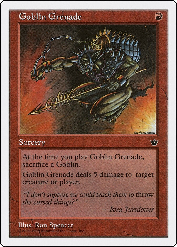 Image for Goblin Grenade (29) - Magic: The Gathering