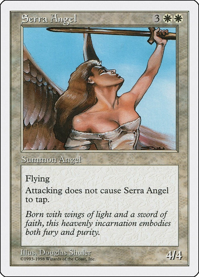 Image for Serra Angel (57) - Magic: The Gathering
