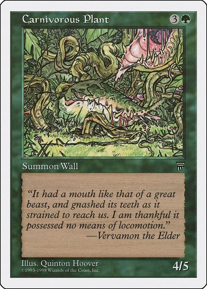 Image for Carnivorous Plant (65) - Magic: The Gathering