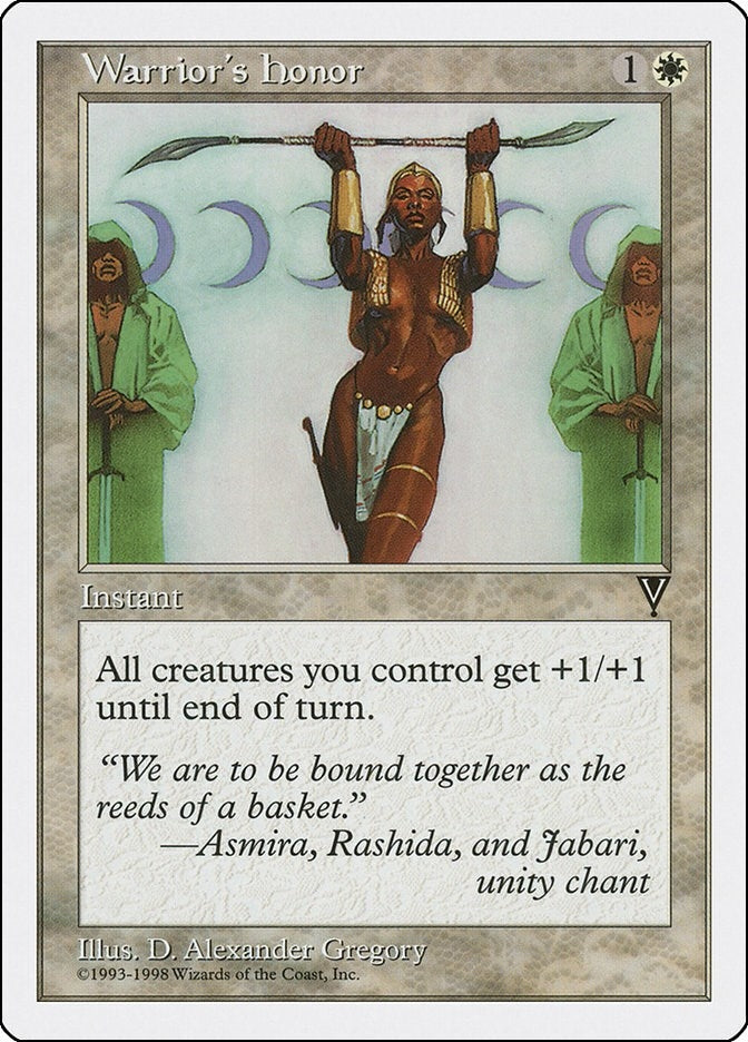 Image for Warrior's Honor (82) - Magic: The Gathering
