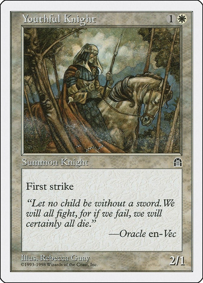 Image for Youthful Knight (83) - Magic: The Gathering