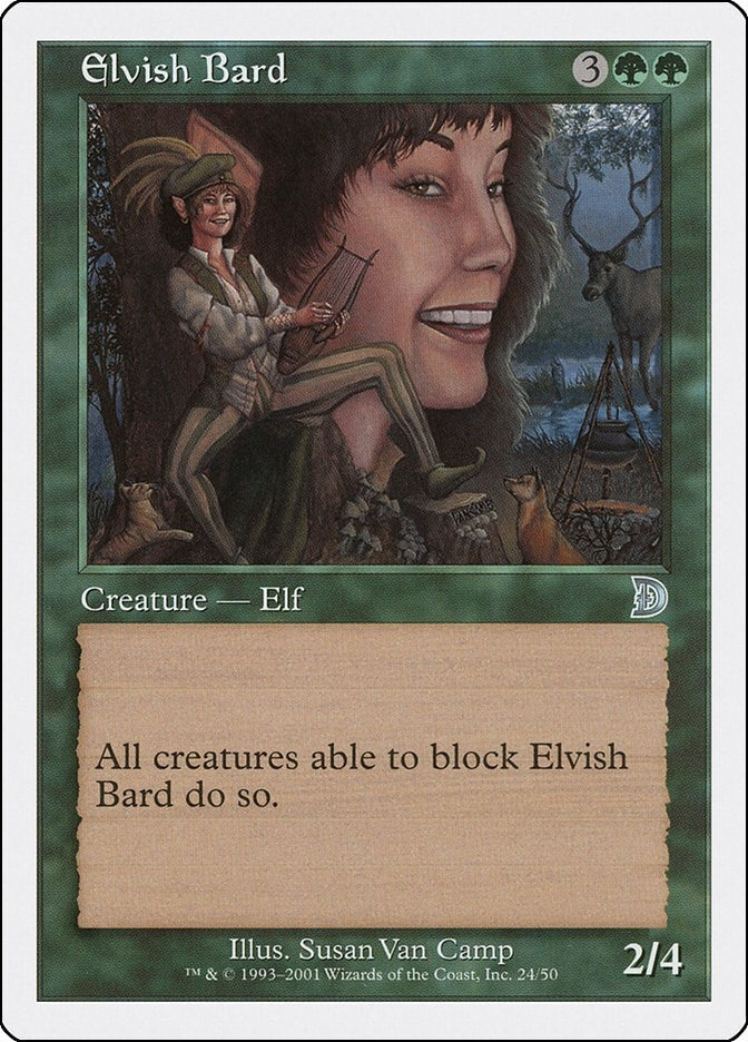 Image for Elvish Bard (24) - Magic: The Gathering