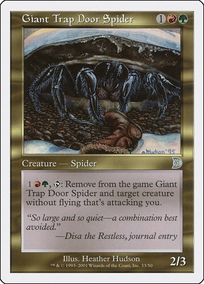 Image for Giant Trap Door Spider (33) - Magic: The Gathering