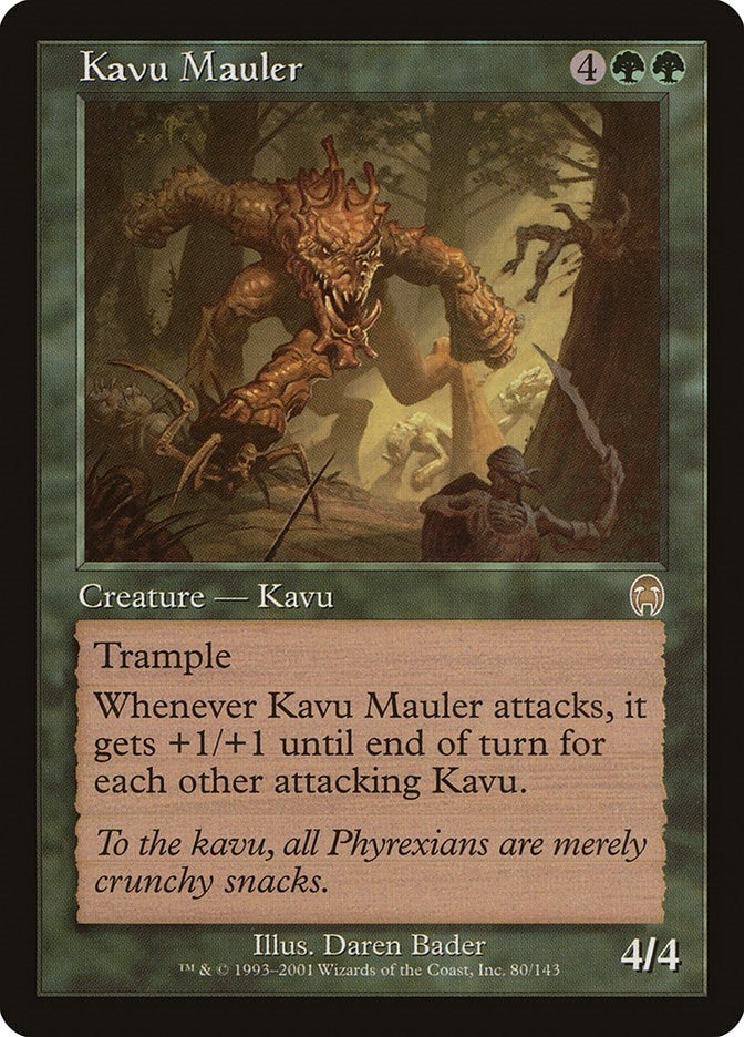 Image for Kavu Mauler (80) - Magic: The Gathering