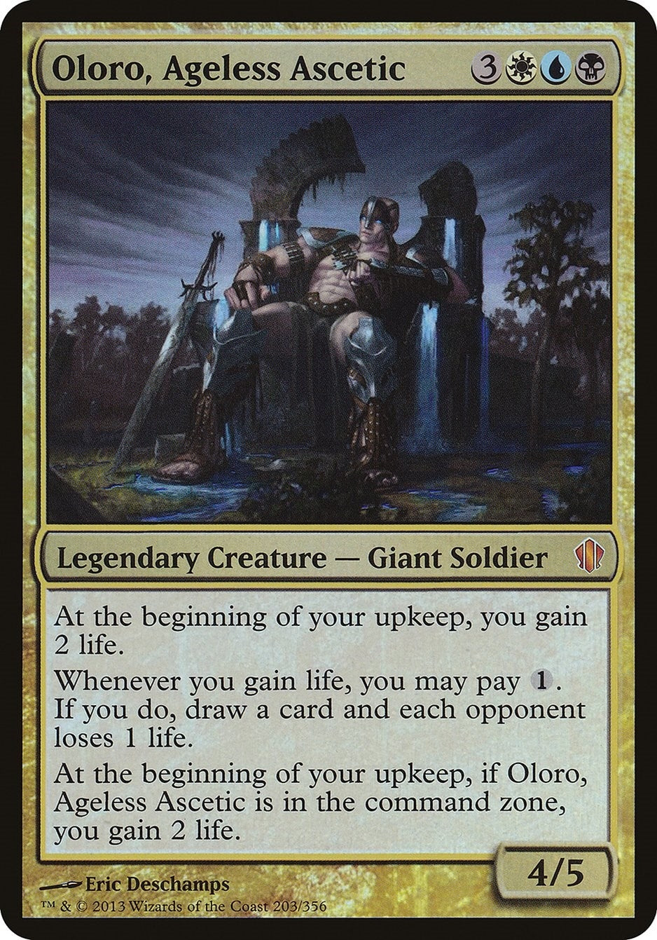 Image for Oloro, Ageless Ascetic (Commander 2013) (203) - Magic: The Gathering