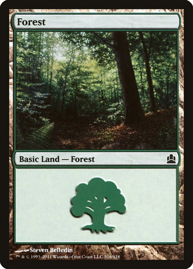Image for Forest (316) (316) (CMD) - Magic: The Gathering