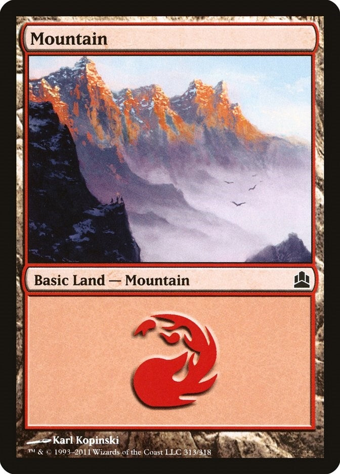 Image for Mountain (313) (313) (CMD) - Magic: The Gathering