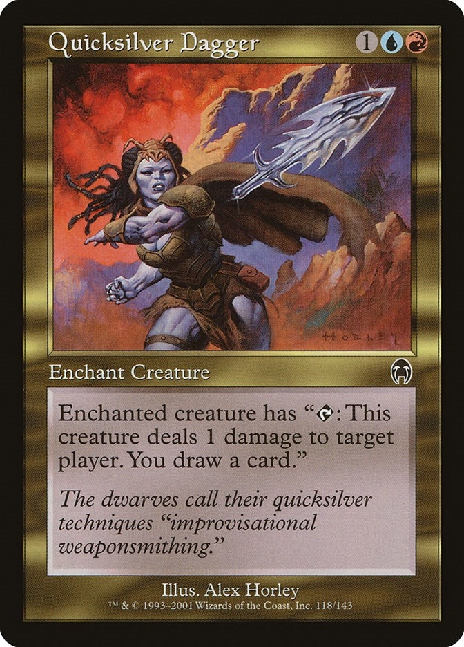 Image for Quicksilver Dagger (118) - Magic: The Gathering