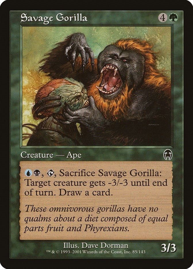Image for Savage Gorilla (85) - Magic: The Gathering