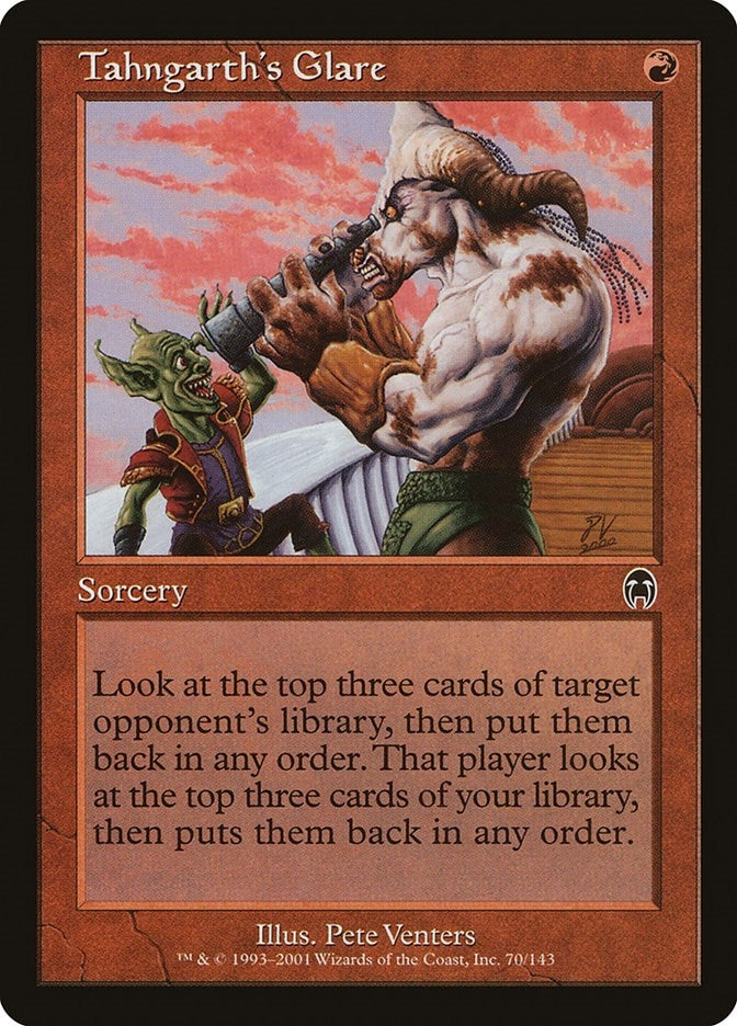Image for Tahngarth's Glare (70) - Magic: The Gathering