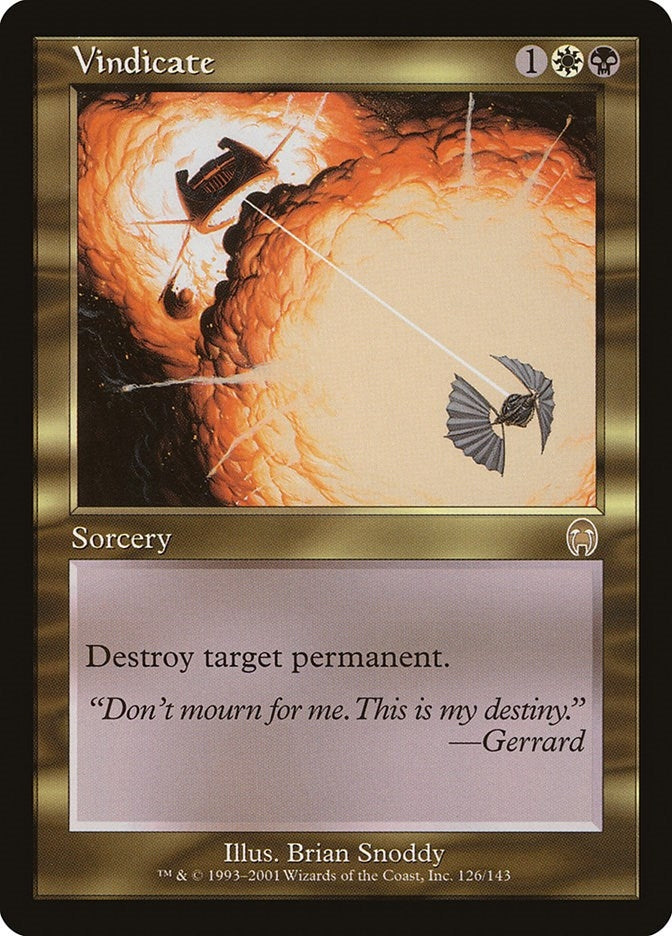 Image for Vindicate (126) - Magic: The Gathering