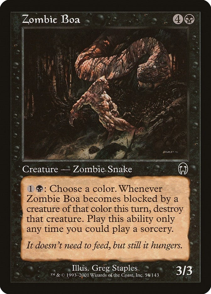 Image for Zombie Boa (54) - Magic: The Gathering