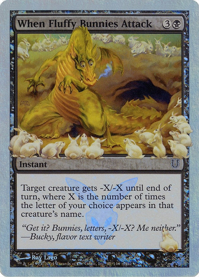 Image for When Fluffy Bunnies Attack (Alternate Foil) (67) - Magic: The Gathering