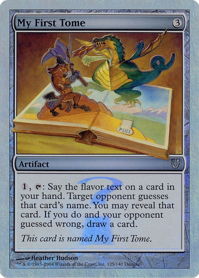 Image for My First Tome (Alternate Foil) (125) - Magic: The Gathering