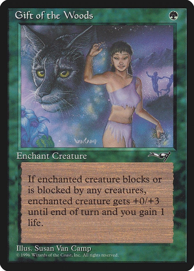 Image for Gift of the Woods (Girl/Lynx) (74) - Magic: The Gathering