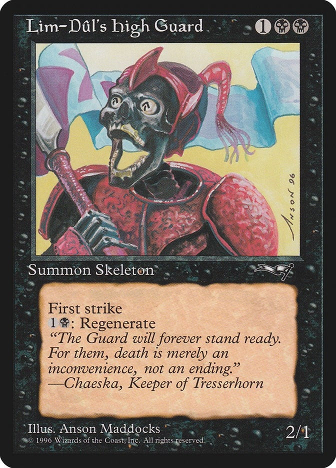 Image for Lim-Dul's High Guard (Red Armor) (18) - Magic: The Gathering