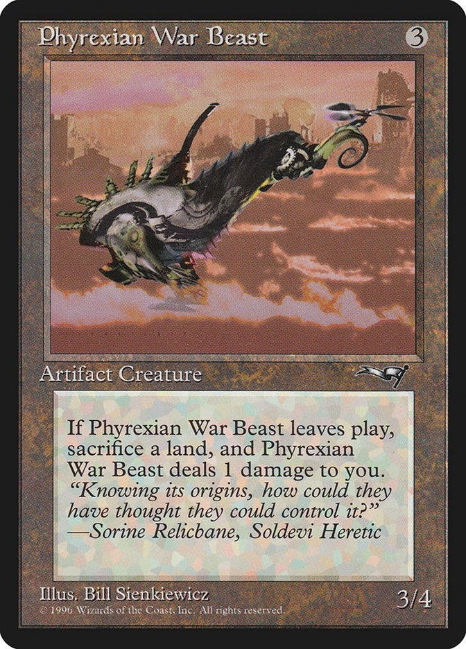 Image for Phyrexian War Beast (Facing Right) (170) - Magic: The Gathering