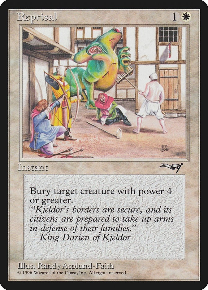 Image for Reprisal (Green Monster) (145) - Magic: The Gathering