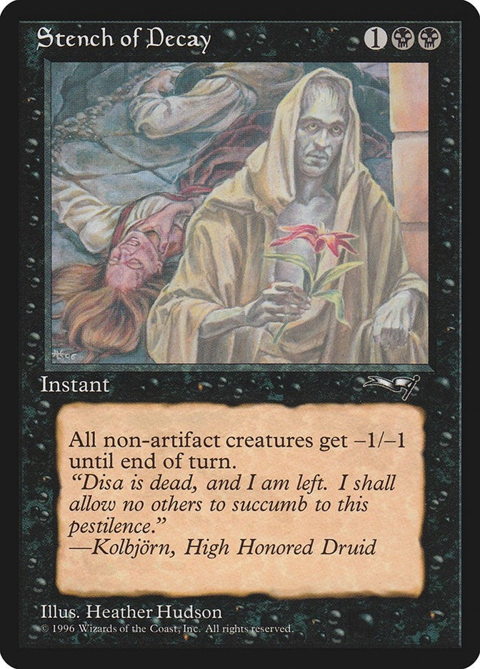 Image for Stench of Decay (Red Flower) (28) - Magic: The Gathering