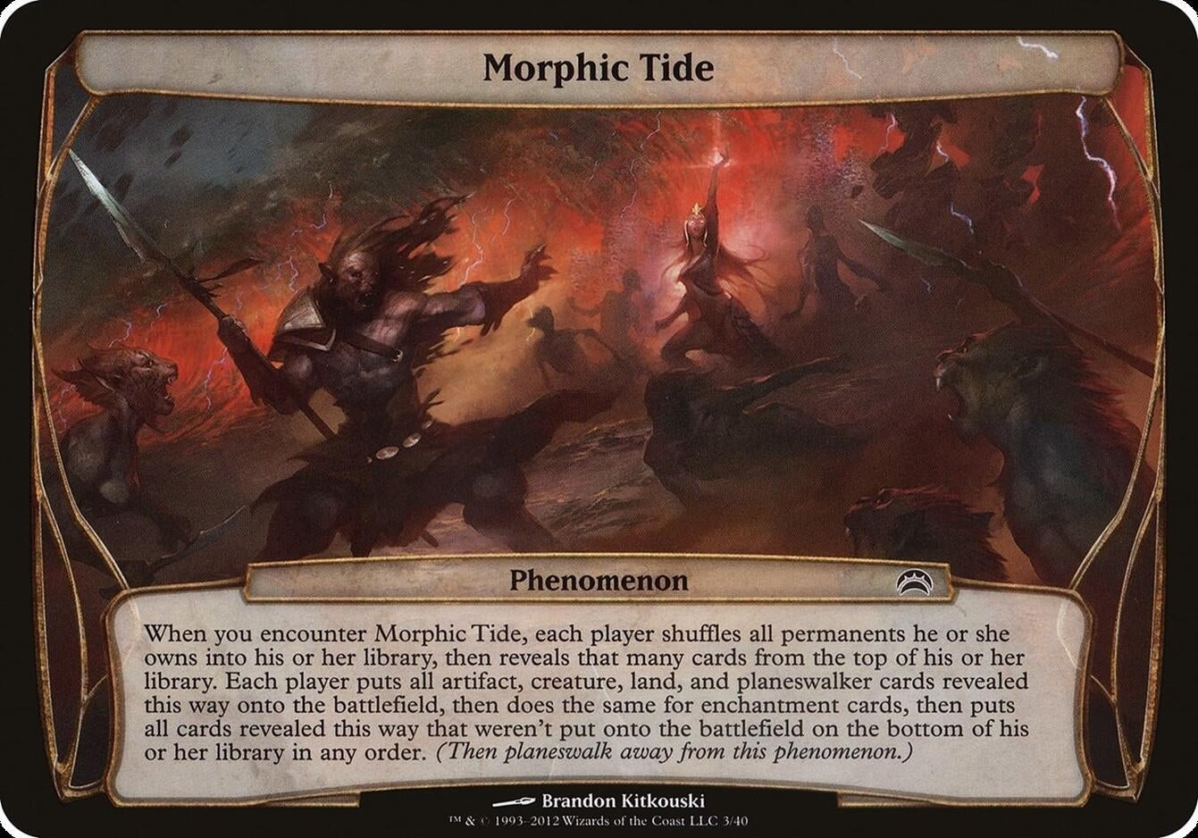 Image for Morphic Tide (Planechase 2012) (3) - Magic: The Gathering