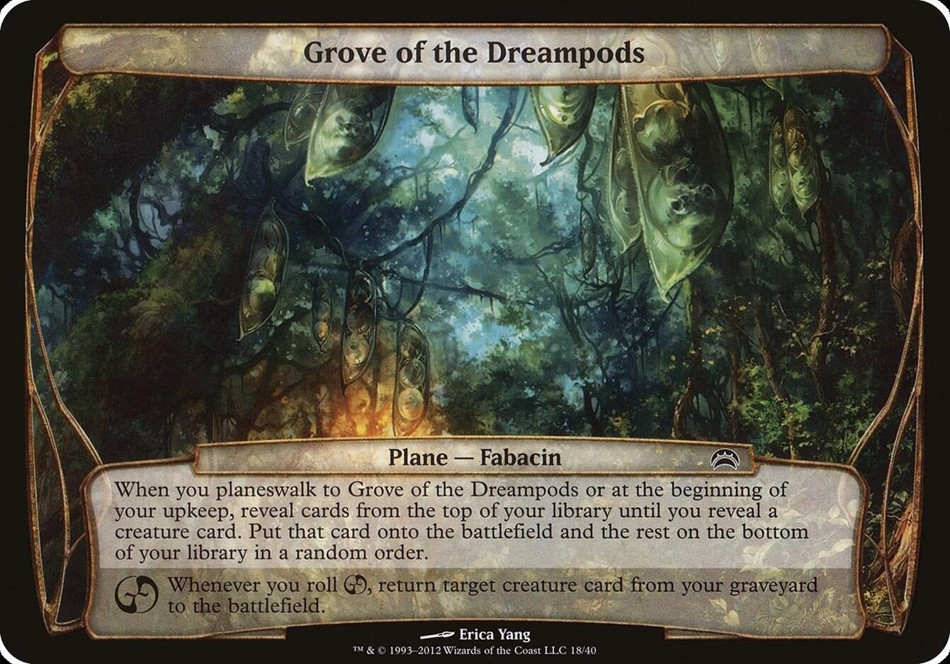 Image for Grove of the Dreampods (Planechase 2012) (18) - Magic: The Gathering