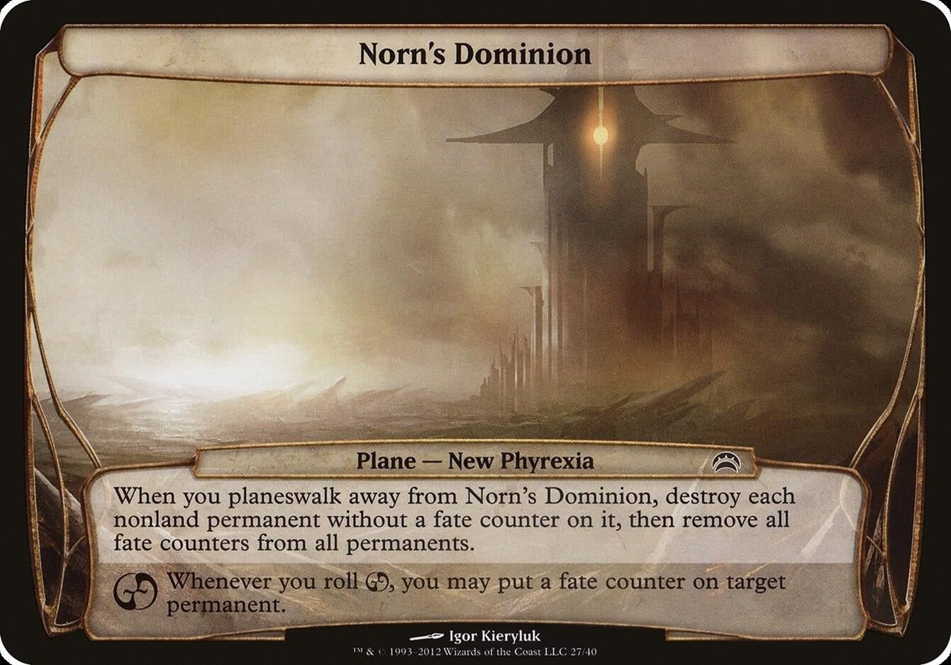 Image for Norn's Dominion (Planechase 2012) (27) - Magic: The Gathering