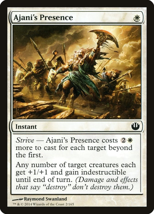 Image for Ajani's Presence (2) (JOU) - Magic: The Gathering