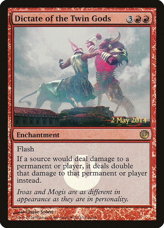 Image for Dictate of the Twin Gods (93) - Magic: The Gathering