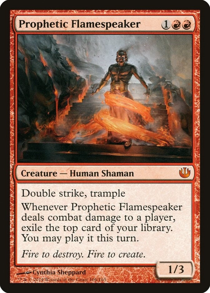 Image for Prophetic Flamespeaker (106) - Magic: The Gathering