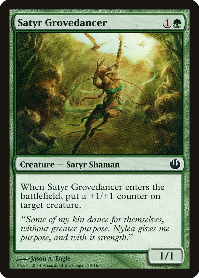 Image for Satyr Grovedancer (139) (JOU) - Magic: The Gathering