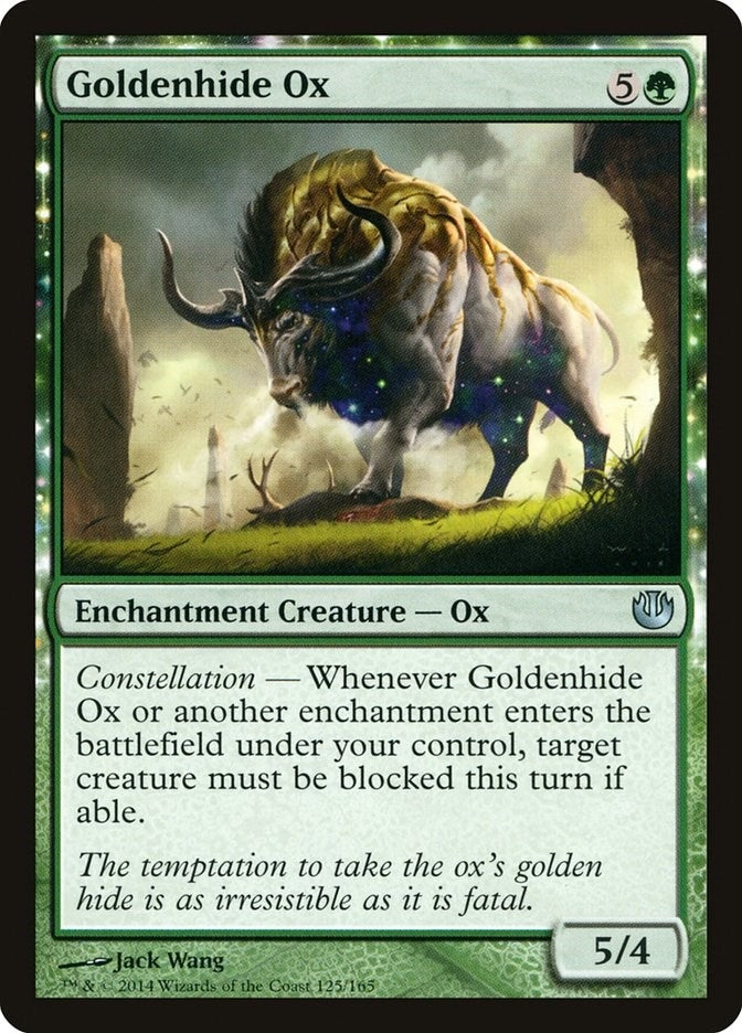Image for Goldenhide Ox (125) - Magic: The Gathering