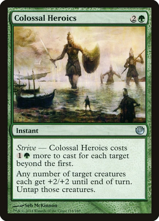 Image for Colossal Heroics (118) (JOU) - Magic: The Gathering