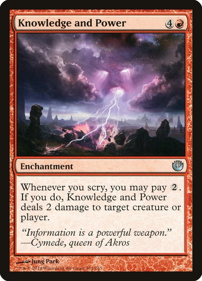 Image for Knowledge and Power (101) - Magic: The Gathering