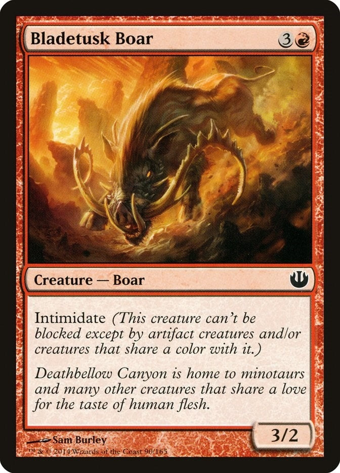 Image for Bladetusk Boar (90) - Magic: The Gathering