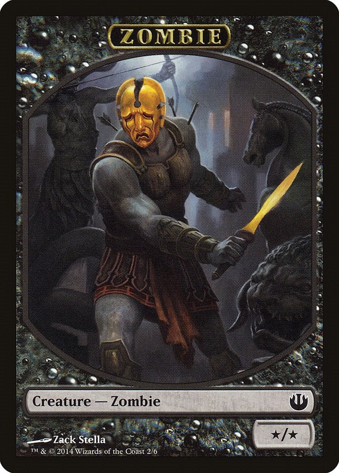 Image for Zombie Token (2) - Magic: The Gathering