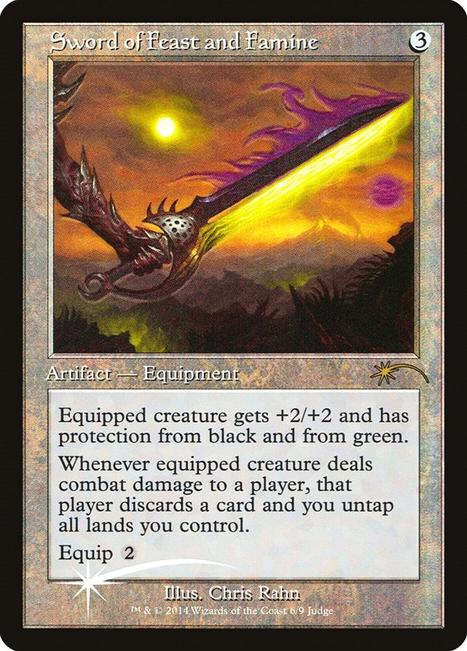 Image for Sword of Feast and Famine (6) (JDG) - Magic: The Gathering