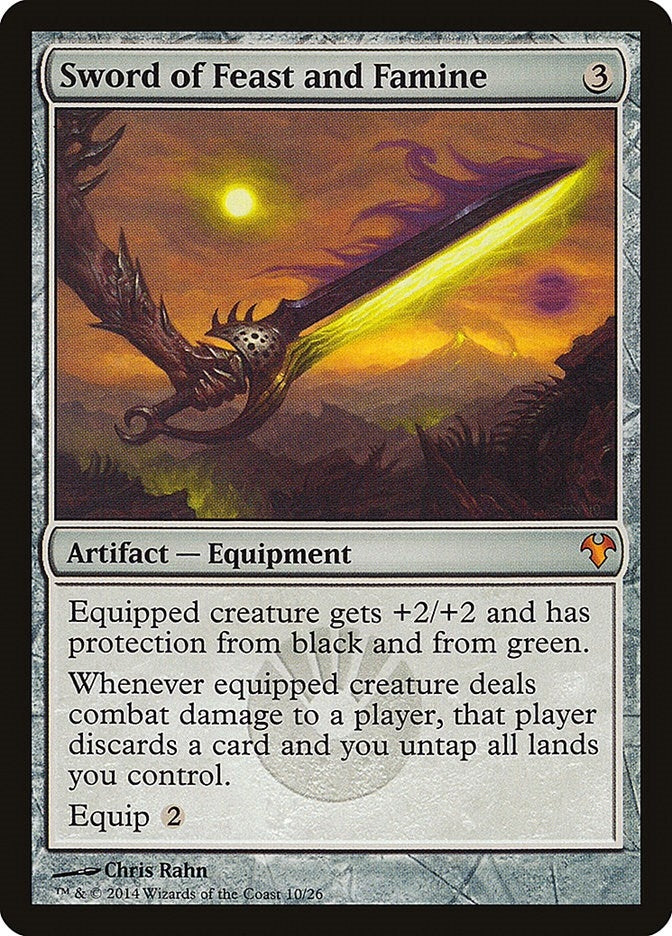 Image for Sword of Feast and Famine (10) (MD1) - Magic: The Gathering