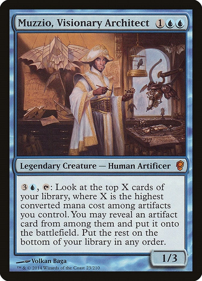 Image for Muzzio, Visionary Architect (23) - Magic: The Gathering