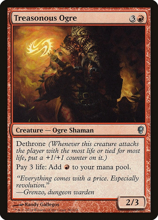 Image for Treasonous Ogre (36) - Magic: The Gathering