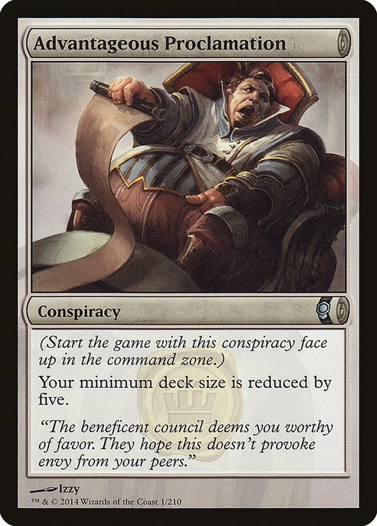 Image for Advantageous Proclamation (1) (CNS) - Magic: The Gathering