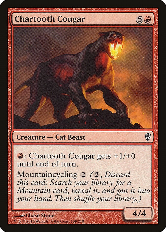 Image for Chartooth Cougar (139) - Magic: The Gathering