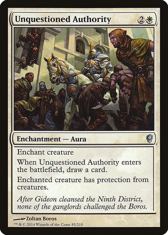 Image for Unquestioned Authority (85) - Magic: The Gathering
