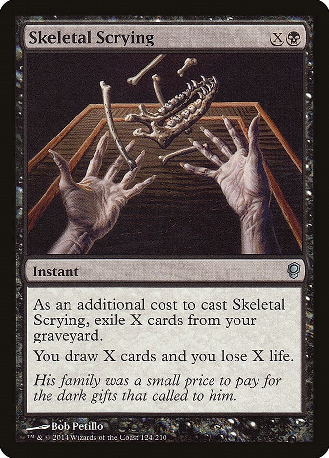 Image for Skeletal Scrying (124) - Magic: The Gathering