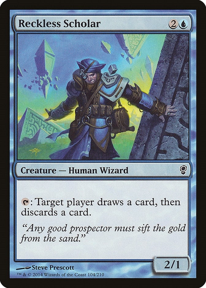 Image for Reckless Scholar (104) - Magic: The Gathering