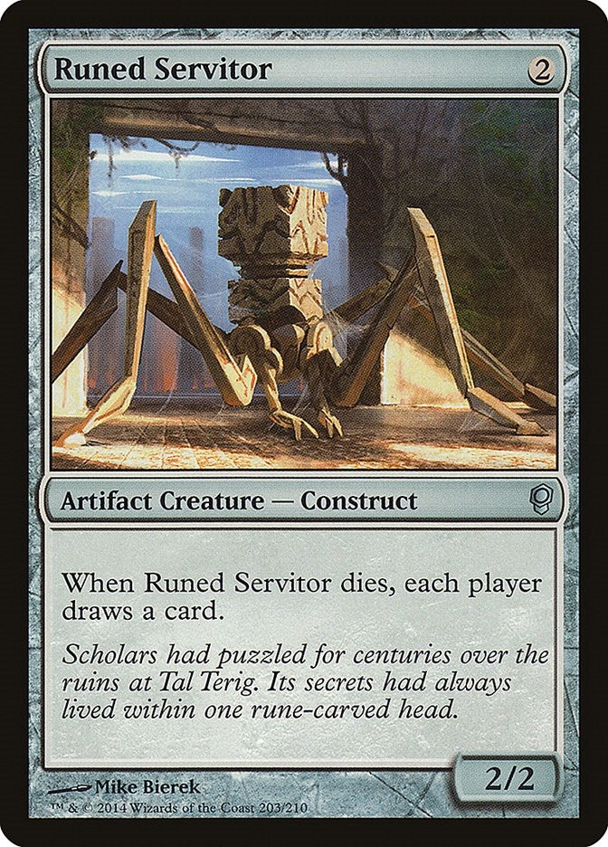 Image for Runed Servitor (203) - Magic: The Gathering