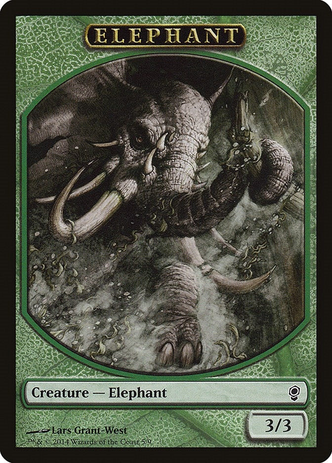 Image for Elephant Token (5) - Magic: The Gathering