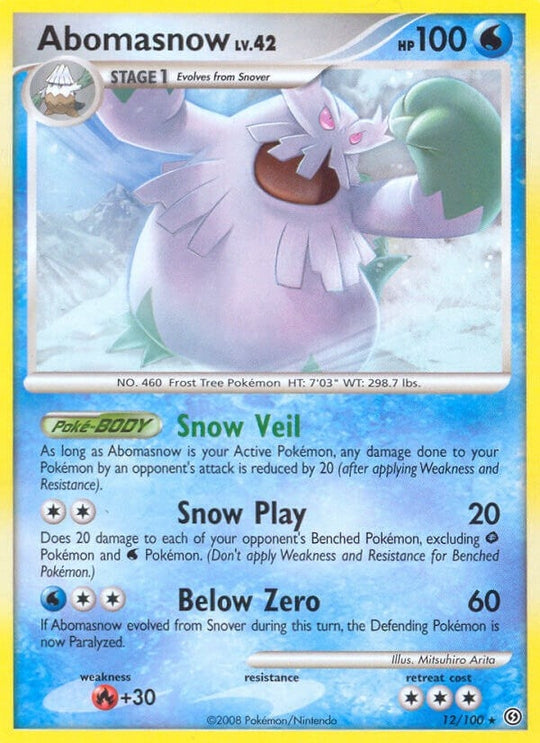 Image for Abomasnow (12/100) (SF) - Pokemon